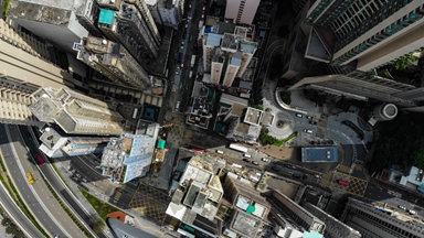 aerial-shot-city-from-above-skyscraper